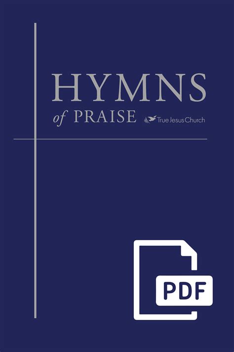 Hymns of Praise PDF version (English) – True Jesus Church Store