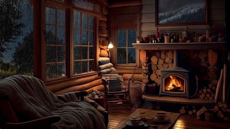 Rain & Thunderstorm Sounds with Fireplace for Sleep, Study, Relax | 8 Hours - YouTube