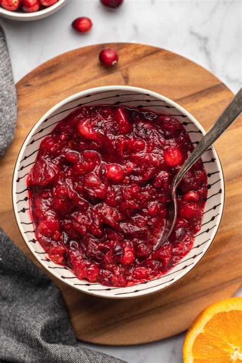 Healthy_Cranberry_Sauce_Low_Sugar_Vegan_FromMyBowl-6 - From My Bowl