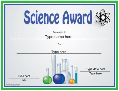 Pin On Science with Fresh Science Achievement Award Certificate Templates – Amazing Certificate ...