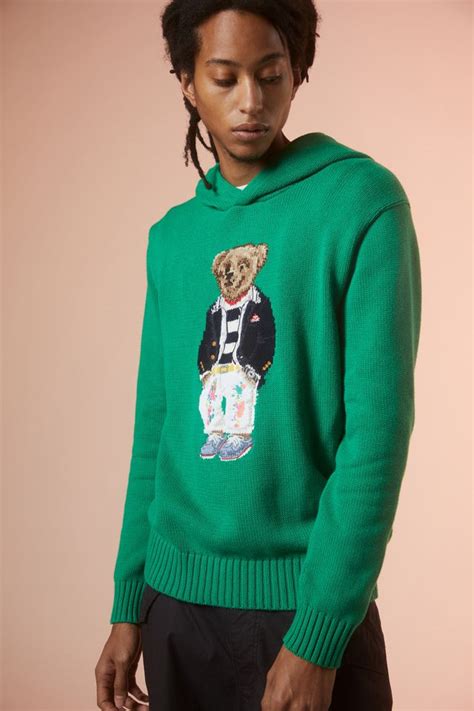 Polo Ralph Lauren Bear Hoodie Sweater | Urban Outfitters