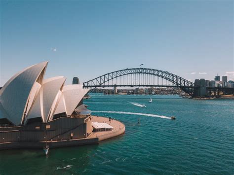 Sydney Harbour Bridge Aerial View Editorial Stock Photo - Image of landmark, destination: 109129013