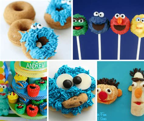 Roundup of Sesame Street food ideas for your kid's party.