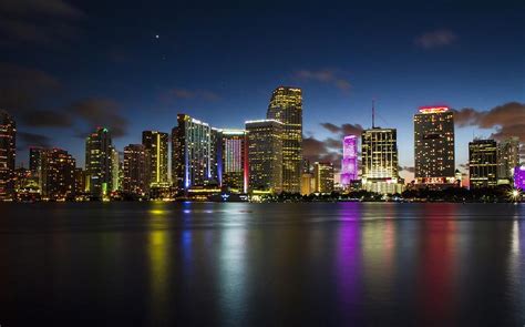 Miami Skyline one Photograph by Frank Molina | Fine Art America