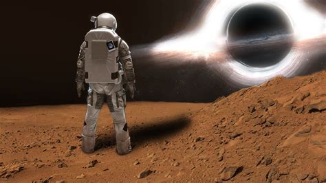 Astronaut Looking At A Black Hole. - https://www.highdefwallpaper.com ...