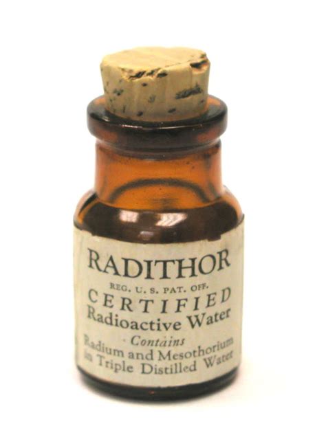 Radithor (ca. 1928) | Museum of Radiation and Radioactivity