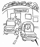 Hospital Coloring Pages Printables sketch template