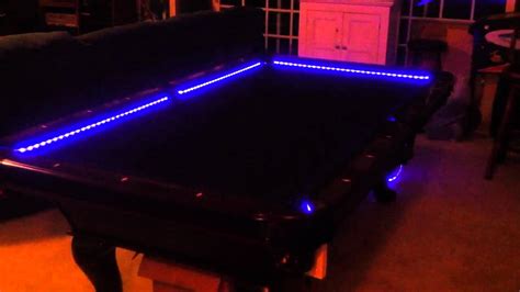 Pool Table With Led Lights / Cuelight Interactive Pool Table Youtube ...