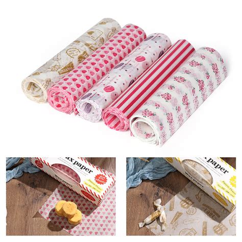 Aliexpress.com : Buy 50PCS/Set Food Packing Paper Waterproof Food Wax Paper Cake Cookie Baking ...