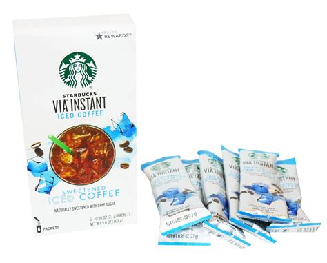 Buy Starbucks VIA Sweetened Iced Coffee 6 Pack Online