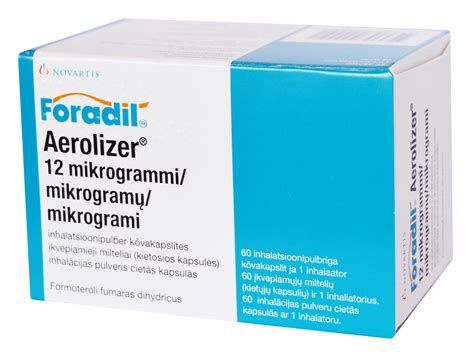 Foradil dry kapsulės inh.12mcg N60 | Internetinėje “MANO vaistinėje”