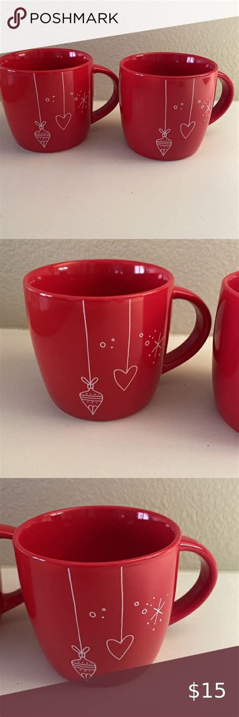 Starbucks Christmas Mugs Set of 2 2018 in 2022 | Starbucks christmas ...