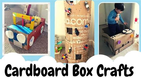 Cardboard Box Crafts for Kids