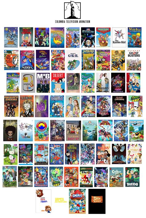 List of Columbia Television Animation Shows by Slurpp291 on DeviantArt