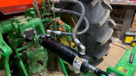 NEW hydraulic top link cylinder installed on my John Deere 5075e ...