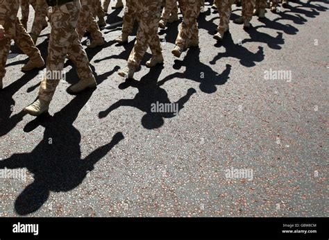 3 Commando Brigade march Stock Photo - Alamy