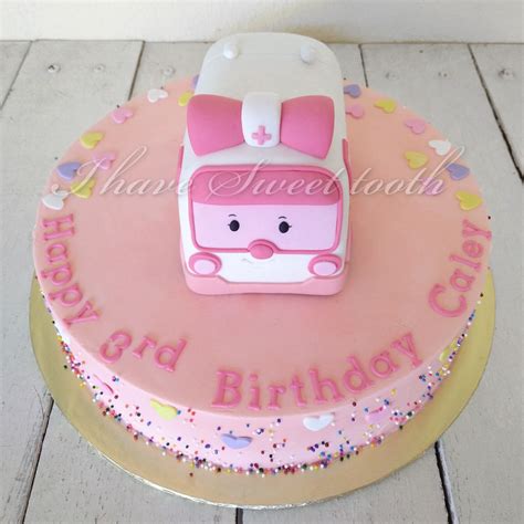 Robocar Poli Amber Cake