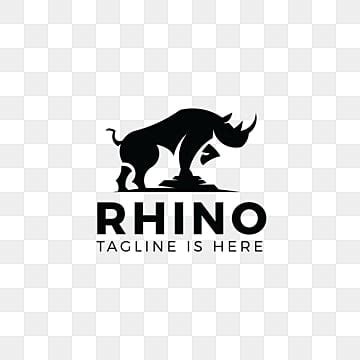 Best Logo Vector Rhinoceros PNG Images with Transparent Background