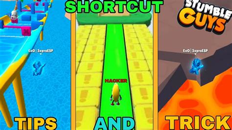 STUMBLE GUYS | ALL MAPS SHORTCUT TIPS AND TRICKS | STUMBLE GUYS - YouTube