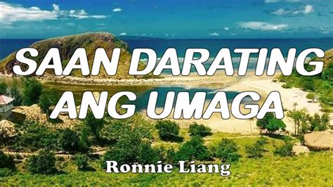 Saan Darating Ang Umaga_Ronnie Liang (Cover) - YouTube