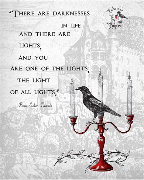 Dracula Quote Print - Exclusive to The Crow Emporium | Dracula quotes ...