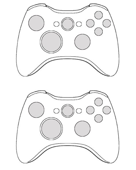 360 Controller Template by d-shade on DeviantArt