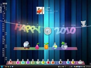 Desktop 2010-01: Happy 2010 | My new desktop theme for the w… | Flickr