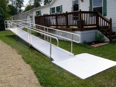 EZ Access Brand New Complete Handicap Wheelchair Ramp with Handrails ...