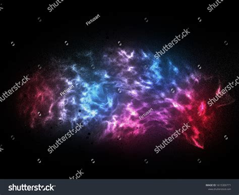 Nebula Colorful Outer Space Background Stock Illustration 1615300771 ...