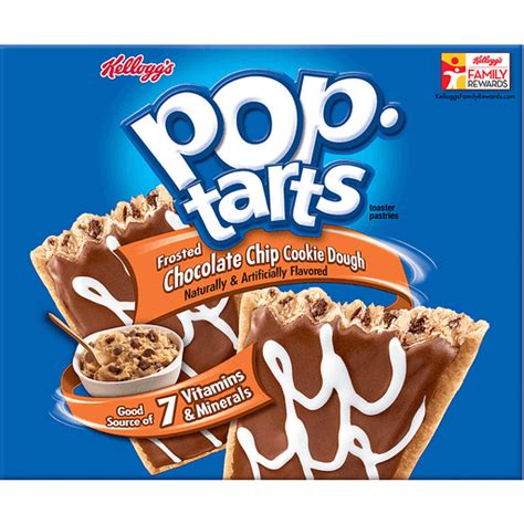 Kellogg's® Pop-Tarts® Frosted Chocolate Chip Cookie Dough 12 ct Box ...