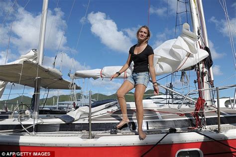 Laura Dekker: Dutch girl, 16, becomes youngest to sail around the world on her own | Daily Mail ...