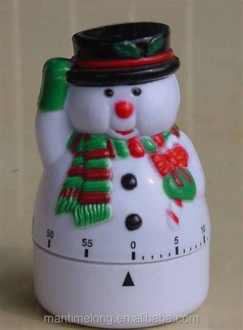 Christmas Snowman Shape Timer Countdown Kitchen Soup Dish Reminded Mechanical - Buy Timer ...