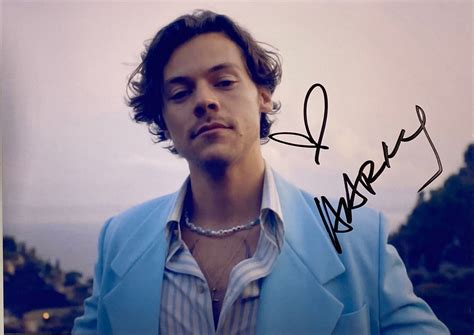 Harry Styles Photo Autograph Signed