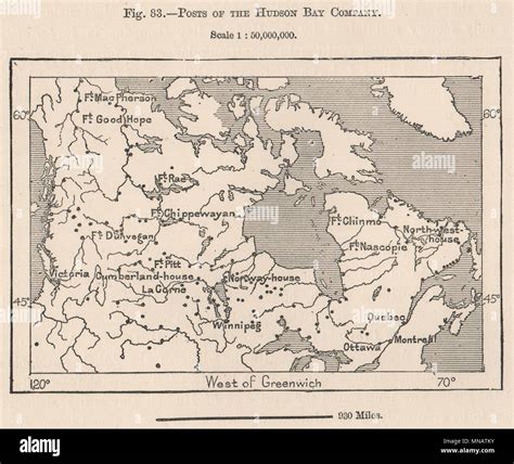 Hudson bay company map hi-res stock photography and images - Alamy