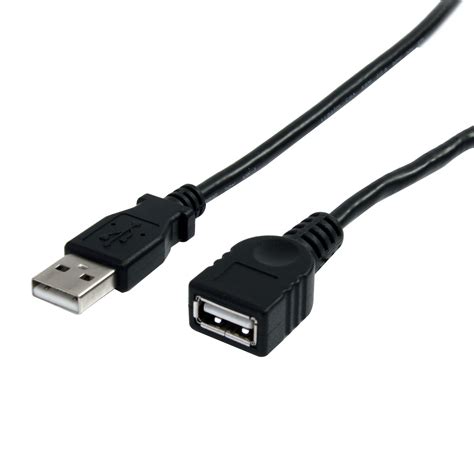 10 ft Black USB Extension Cable A to A - USB 2.0 Cables