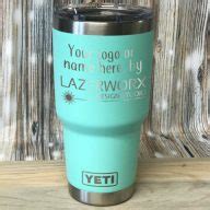 Logo Laser Engraved Yeti / Ozark Trail 30 oz Stainless Steel Tumbler Mug