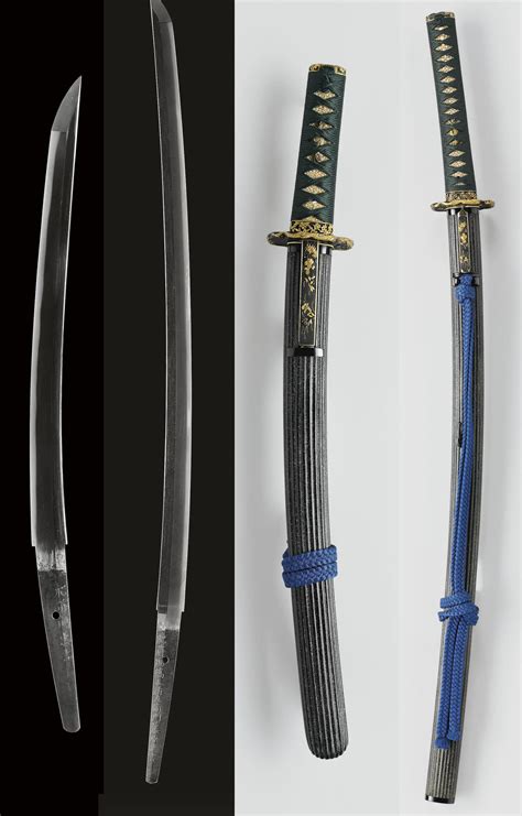 A Hizen Daisho Pair of Swords with Mounts