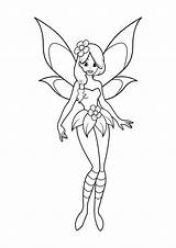 Fairies Coloring Pages Free Printable sketch template