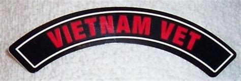 Vietnam Vet Veteran Rocker Motorcycle Helmet Sticker Biker Helmet Decal | eBay