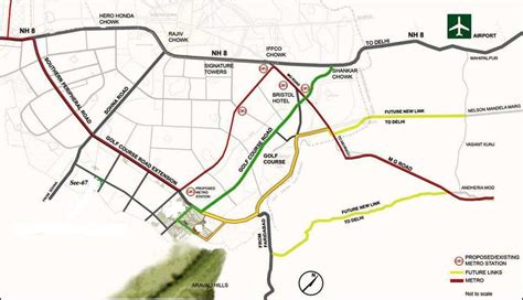 Gurgaon-Map-GolfCourse-GCX-Road - NCRHomes.com - Latest News on NCR ...