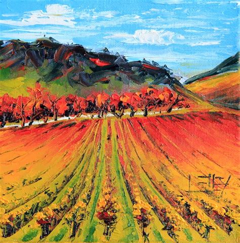 Napa Valley Painting Napa art Napa Valley Art by PaletteKnifeArt