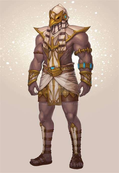 Acient Egypt Warrior Lv2 Concept art by Hellcherr on DeviantArt | Egyptian warrior, Ancient ...