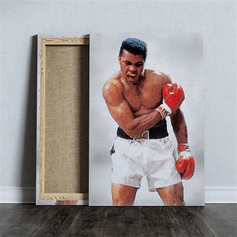 Muhammad Ali ,poster ,boxing ,professional Boxer , Wall Art , Canvas ...