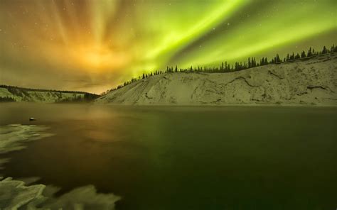 Winter Aurora Borealis