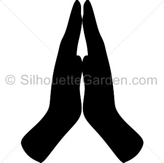 Praying Hands Silhouette - Free Clip Art, Printable, and Vector Downloads