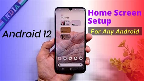 Android 12 Home screen setup ( Android 12 icon pack , Widgets , Wallpaper ) Android 12 look ...