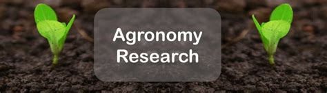 Postdoc in Agronomy: Research Fellowships, Positions - Big Sciences