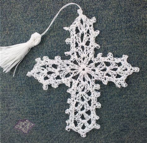 Crocheted Cross Bookmarks Free - Ravelry Cross Bookmark Or Ornament Pattern By Bonnie Decamp ...