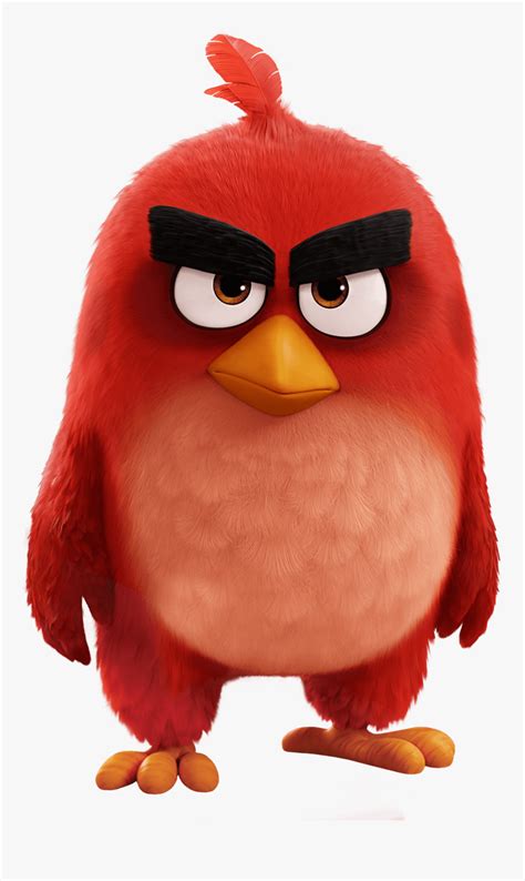 Angry Birds Movie Red Bird - Red From Angry Birds, HD Png Download ...