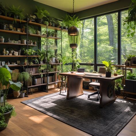 17 Nature-Inspired Home Office Designs to Awaken Your Soul